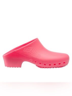 CALZUNO CLASSIC CLOG COMFORT NURSE MEDICAL MULE RUBBER
HOT PINK HEEL SZ 36-37